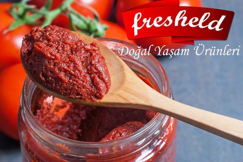 Fresheld x 1 Adet Acı Biber  Salçası x 1 Adet Tatlı Biber Salçası 650gr