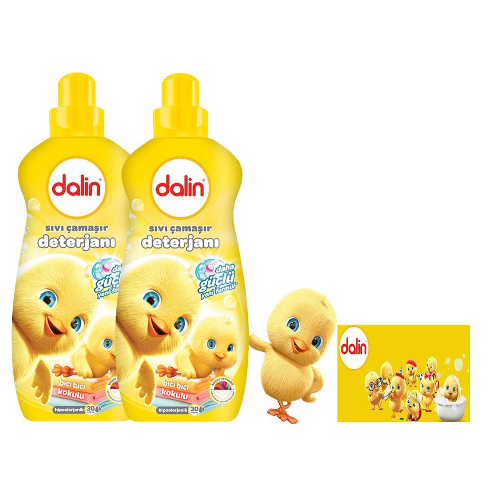 Dalin x 2 Adet Sıvı Çamaşır Deterjanı 1500 ml