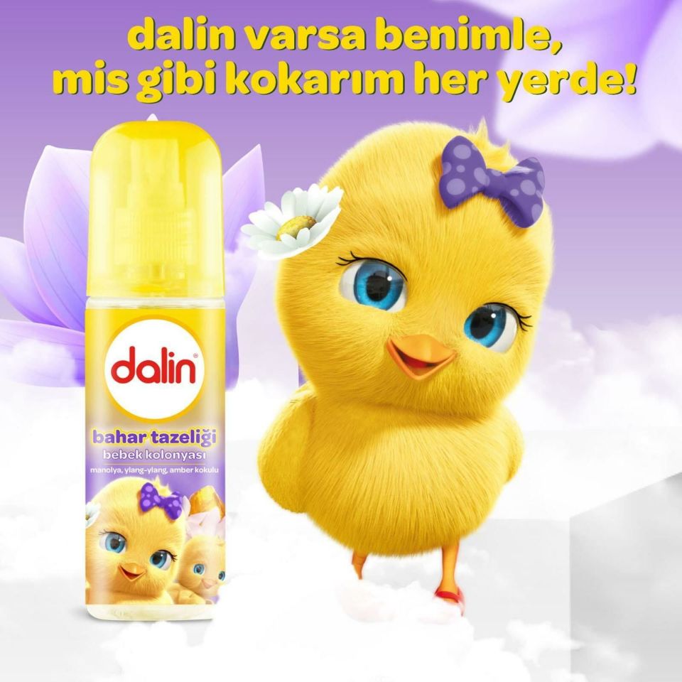 Dalin x 2 Adet Bahar Tazeliği Bebek Kolonyası 150 ml