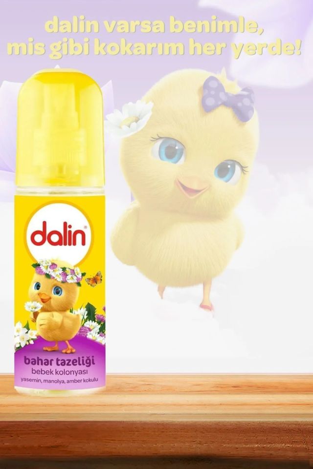 Dalin x 3 Adet Bahar Tazeliği Bebek Kolonyası 150 ml