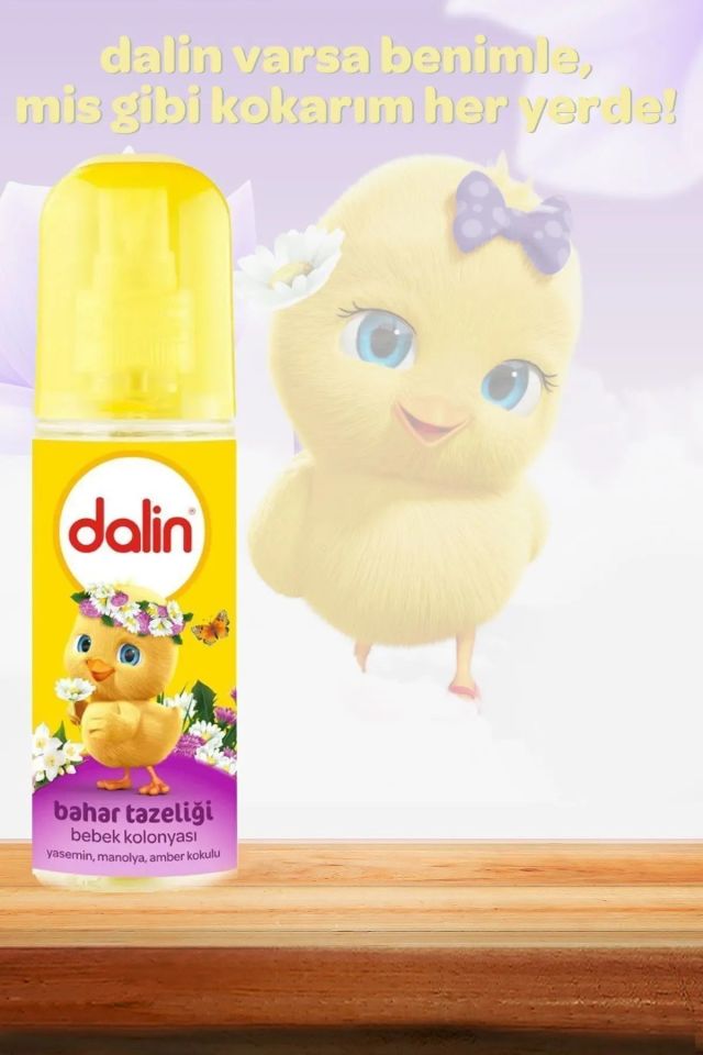 Dalin x 4 Adet Bahar Tazeliği Bebek Kolonyası 150 ml