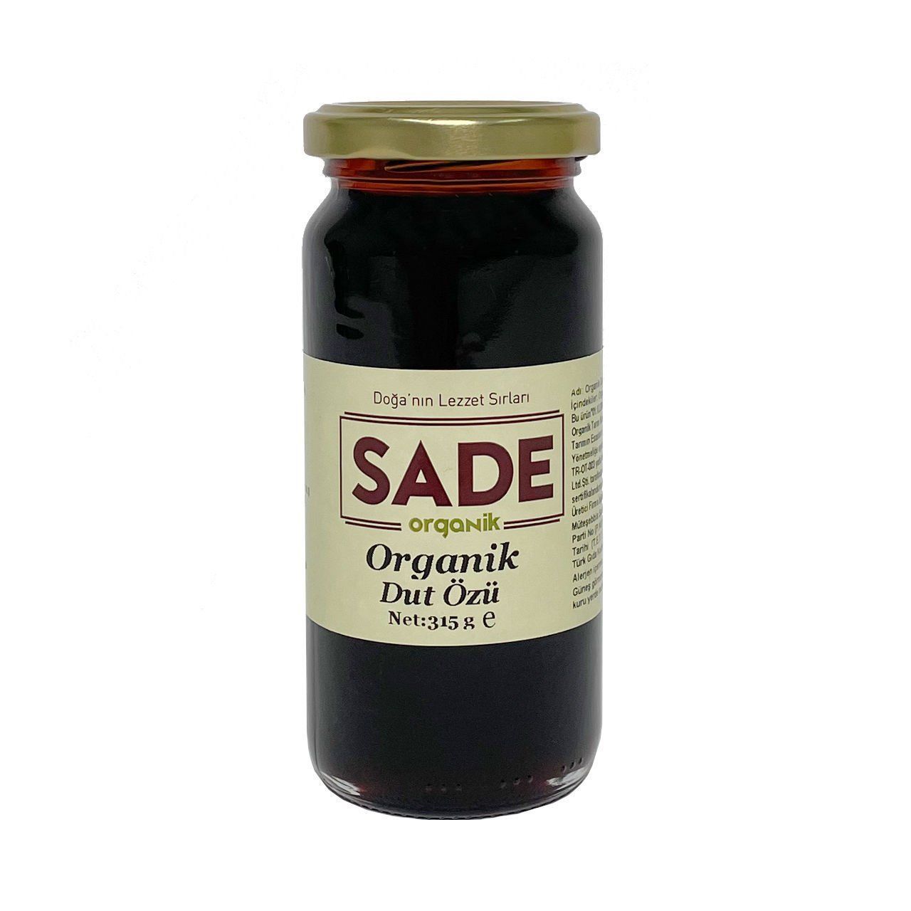 Sade Organik x 3 Kavanoz Dut Özü 315 gr