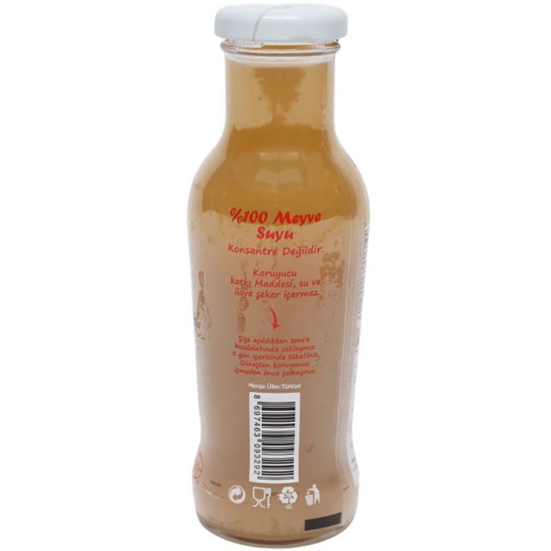Sade Organik x 6 Şişe Elma Suyu 250 ml