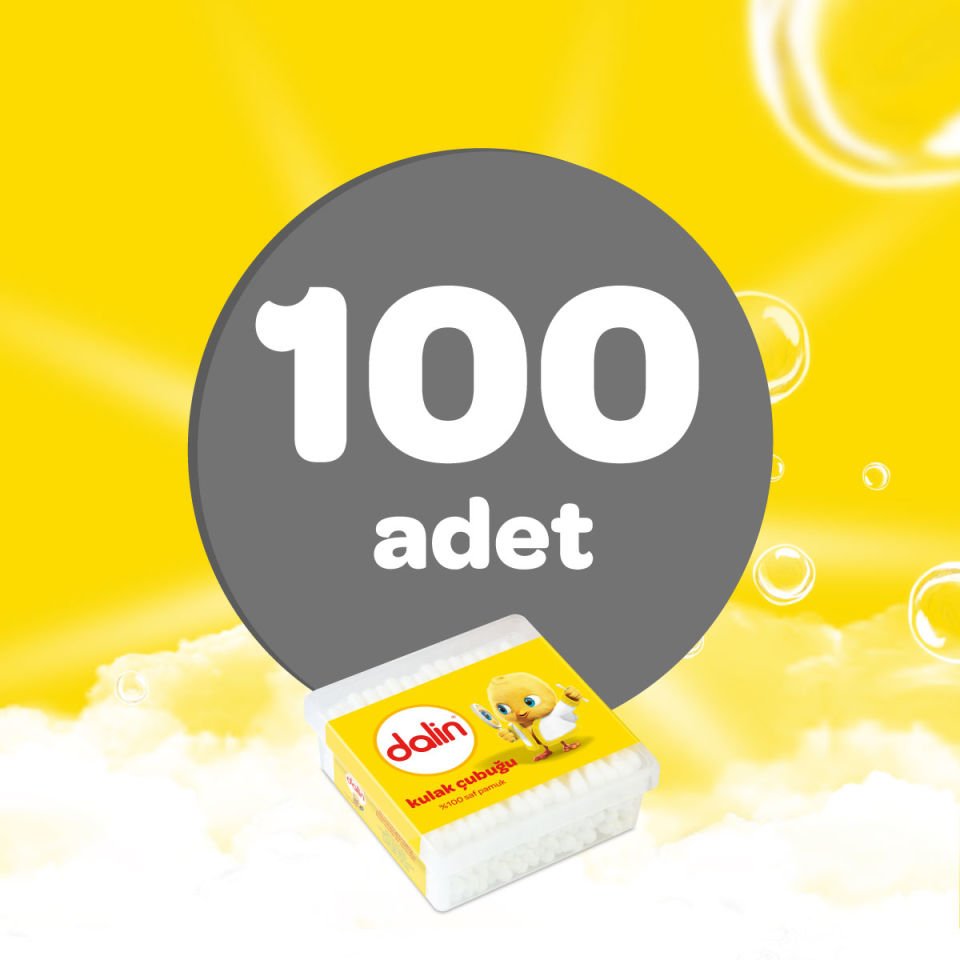 Dalin x 4 Adet Kulak Çubuğu 100 Adet