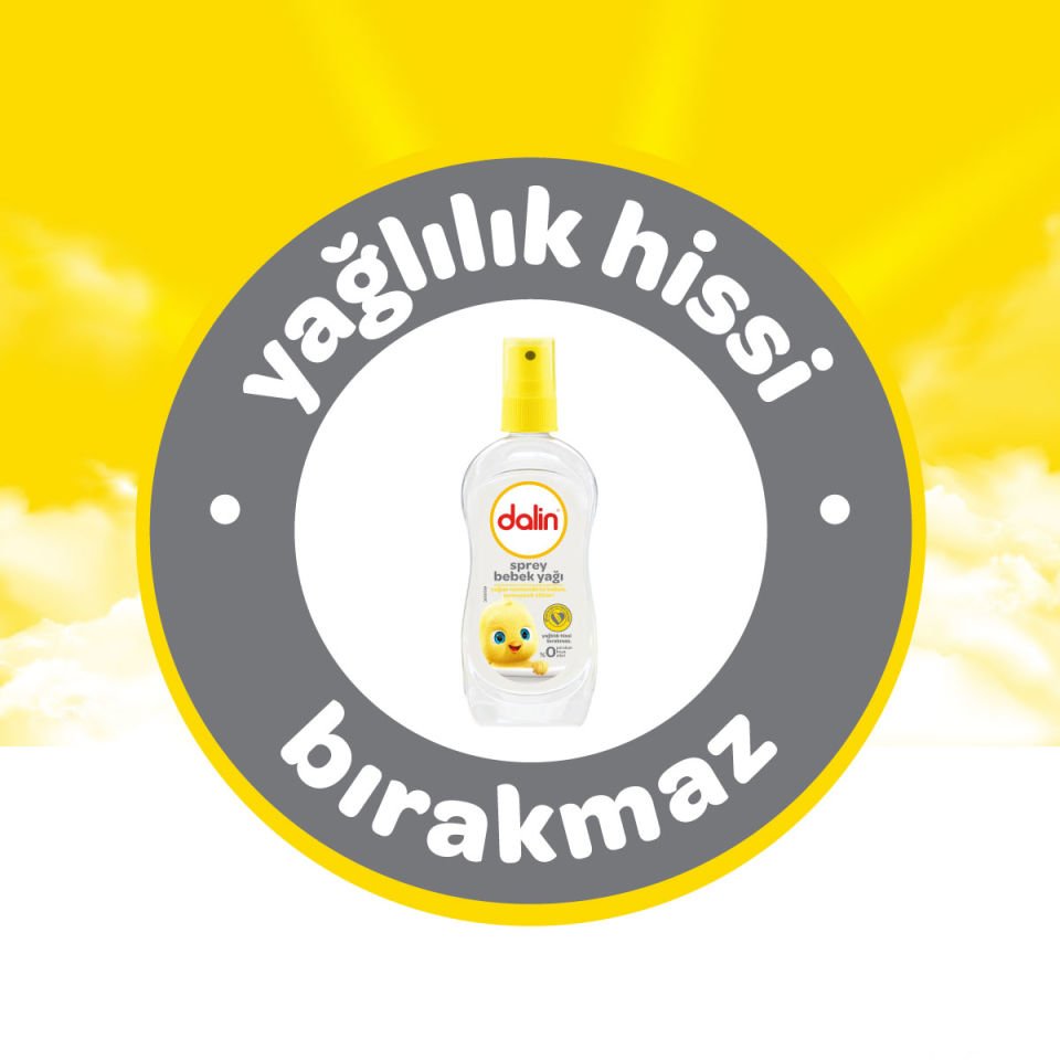 Dalin x 4 Adet Sprey Bebek Yağı Klasik- Bıcı Bıcı 200 ml