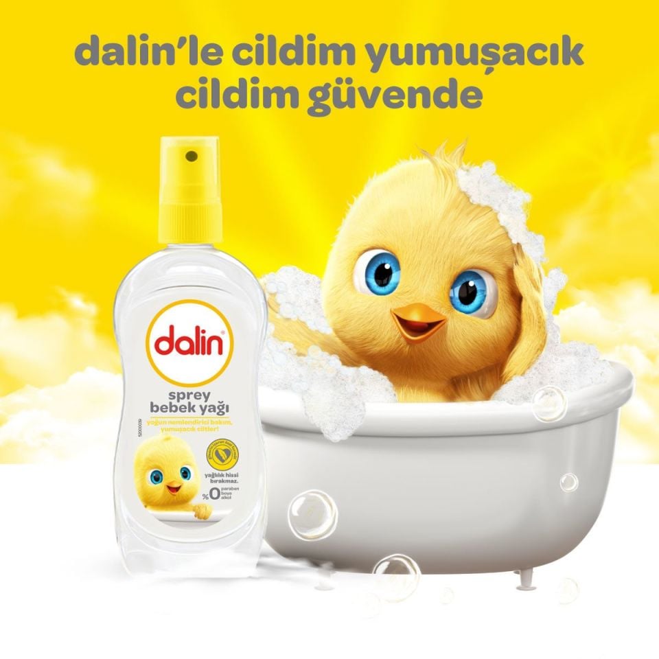 Dalin x 2 Adet Sprey Bebek Yağı Klasik- Bıcı Bıcı 200 ml