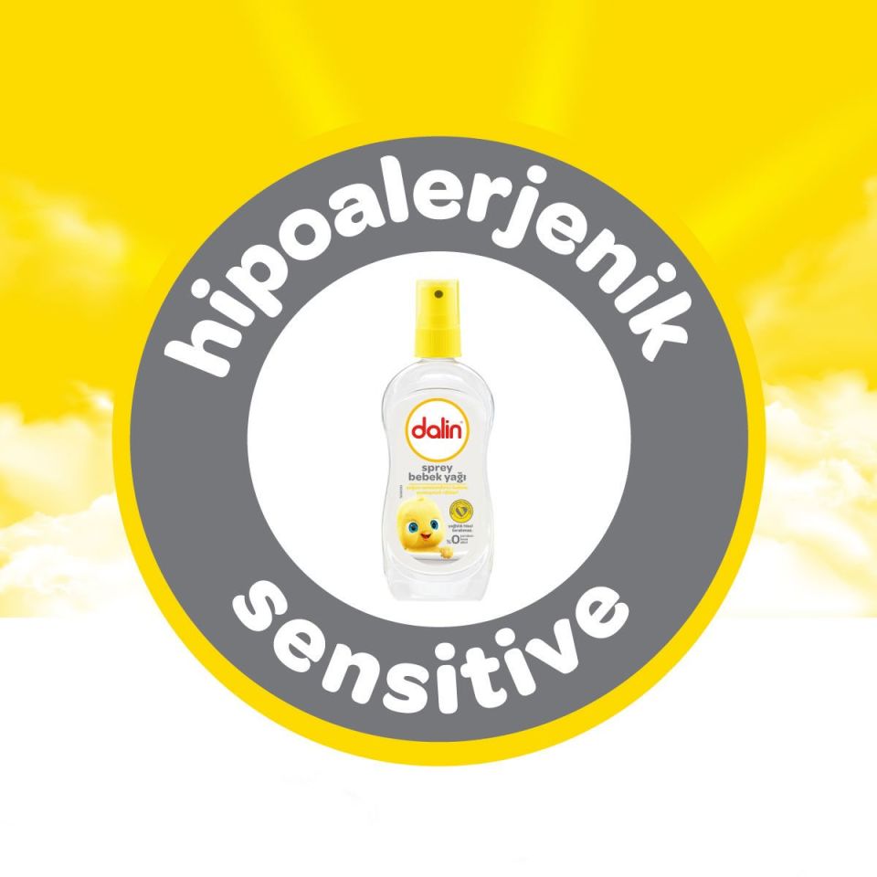 Dalin x 2 Adet Sprey Bebek Yağı Klasik- Bıcı Bıcı 200 ml