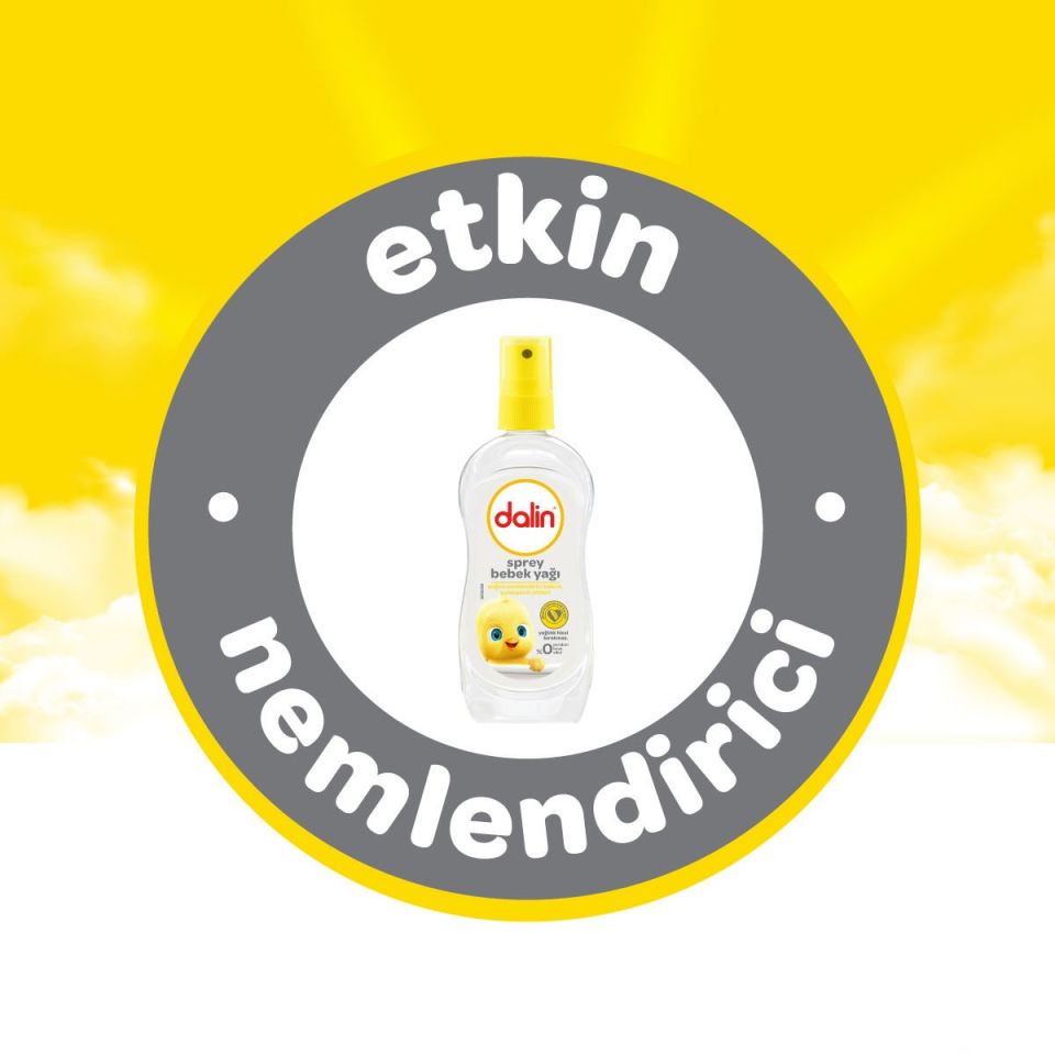 Dalin x 2 Adet Sprey Bebek Yağı Klasik- Bıcı Bıcı 200 ml