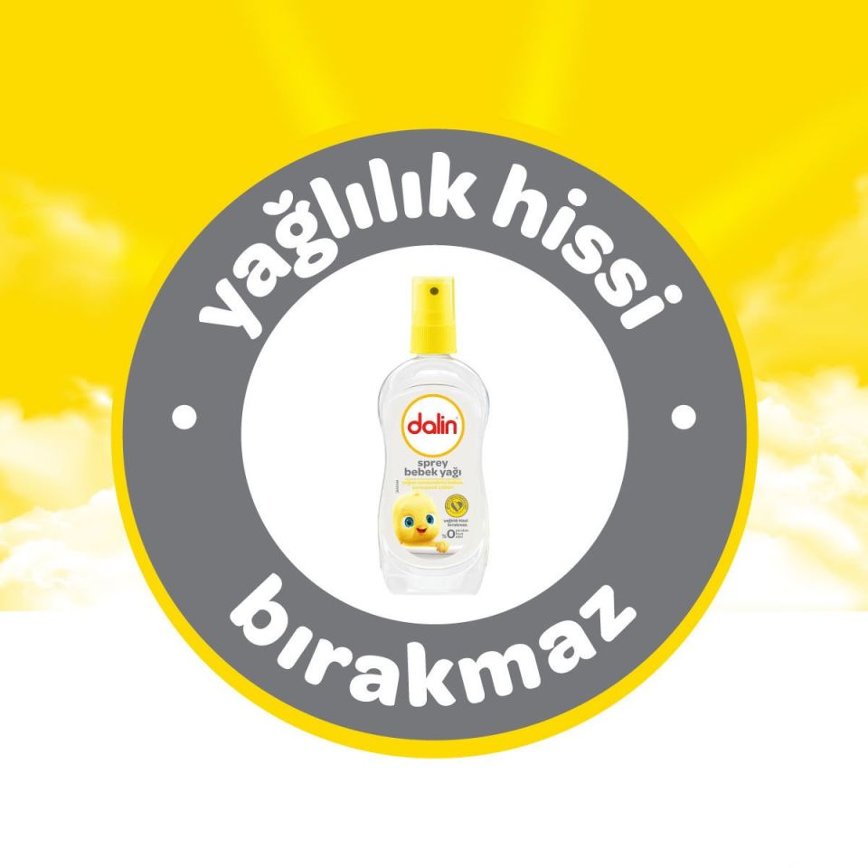 Dalin x 2 Adet Sprey Bebek Yağı Klasik- Bıcı Bıcı 200 ml