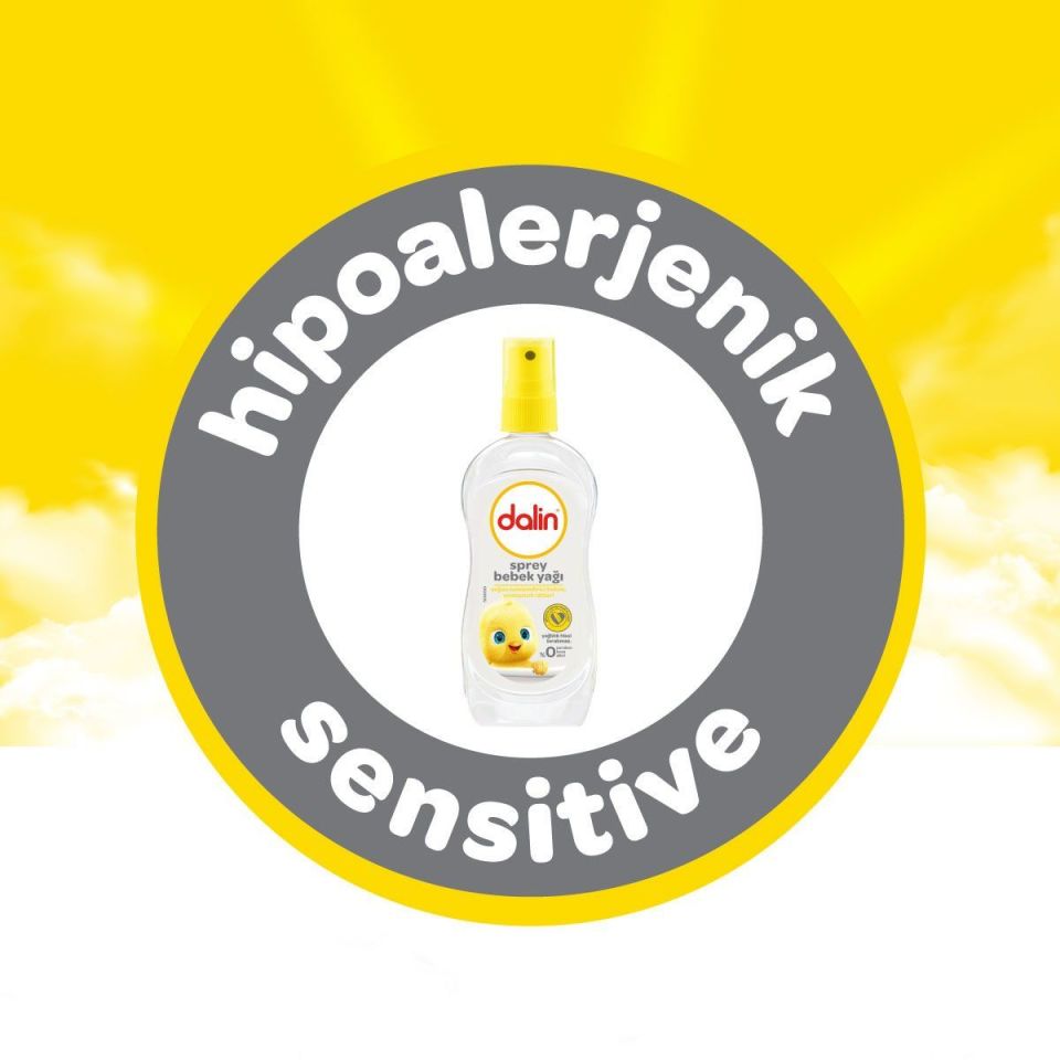 Dalin x 3 Adet Sprey Bebek Yağı Klasik- Bıcı Bıcı 200 ml