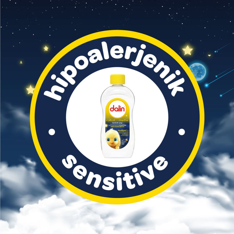 Dalin x 4 Adet Bebek Yağı - Rahat ve Mutlu 300 ml
