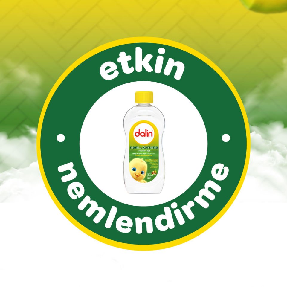 Dalin x 4 Adet Bebek Yağı - Nem ve Koruma 300 ml