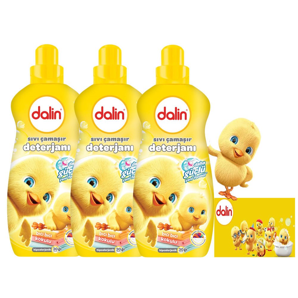 Dalin x 3 Adet Sıvı Çamaşır Deterjanı 1500 ml