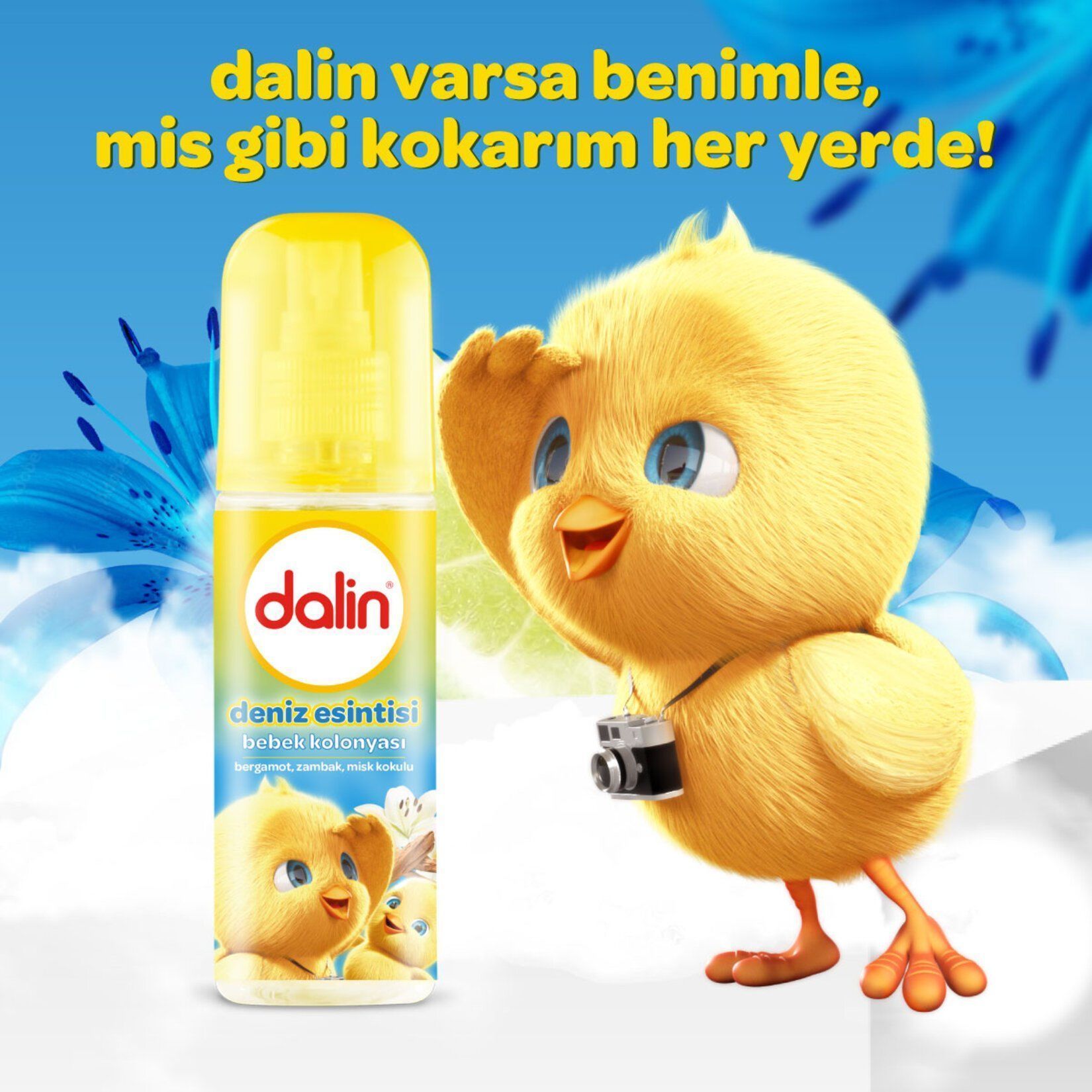 Dalin x 4 Adet Deniz Esintisi Bebek Kolonyası 150 ml