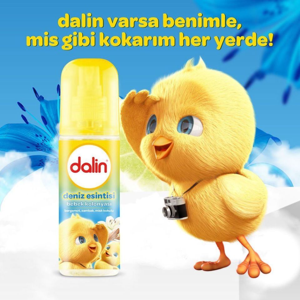 Dalin x 4 Adet Deniz Esintisi Bebek Kolonyası 150 ml