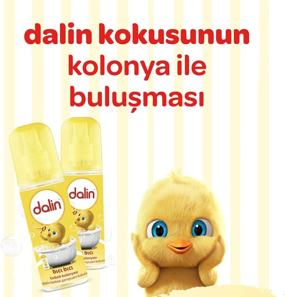 Dalin x 4 Adet Bıcı Bıcı Kokusu Bebek Kolonyası 150 ml