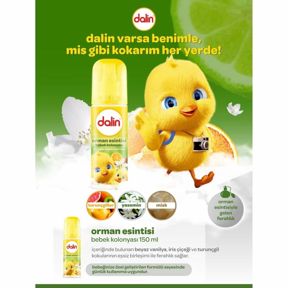 Dalin 4'lü Özel Set Bebek Kolonyası 150 ml