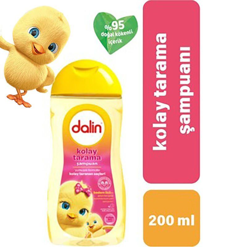 Dalin x 3 Adet Kolay Tarama Badem Özlü Şampuan 200 ml