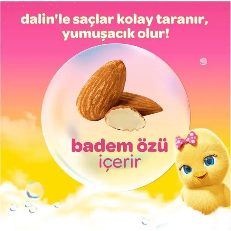 Dalin x 4 Adet Kolay Tarama Badem Özlü Şampuan 200 ml