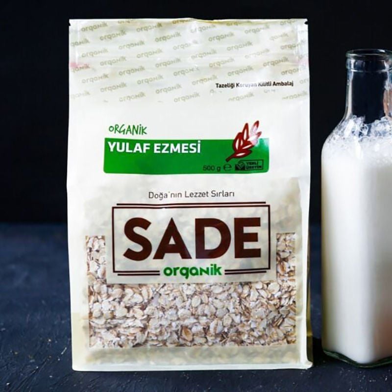 Sade Organik x 2 Paket Yulaf Ezmesi 500g