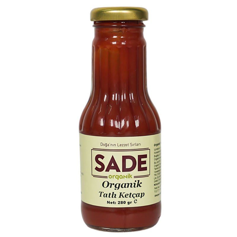 Sade Organik x 2 Şişe Ketçap 280 gr