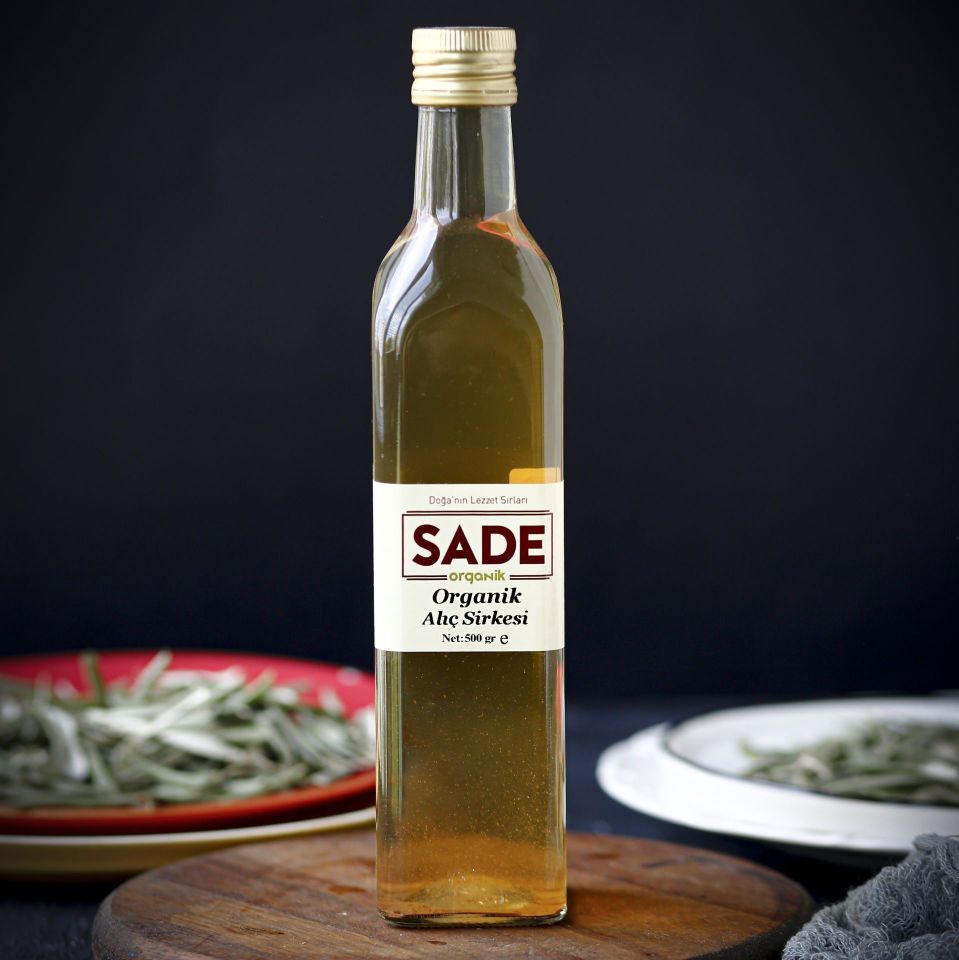 Sade Organik x 4 Şişe Alıç Sirkesi 500 ml