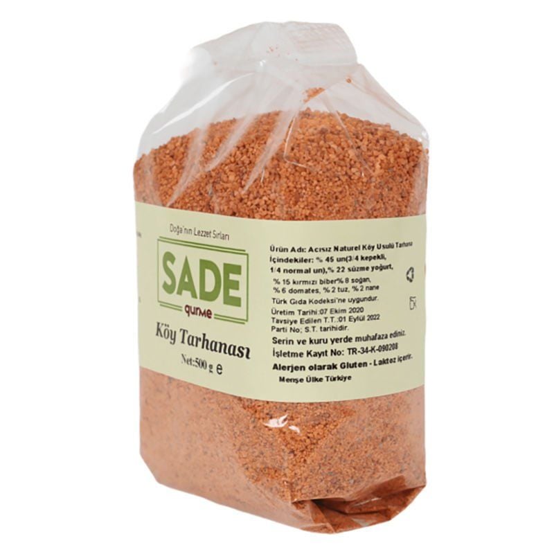 Sade Gurme x 2 Paket  Köy Tarhanası 500 gr