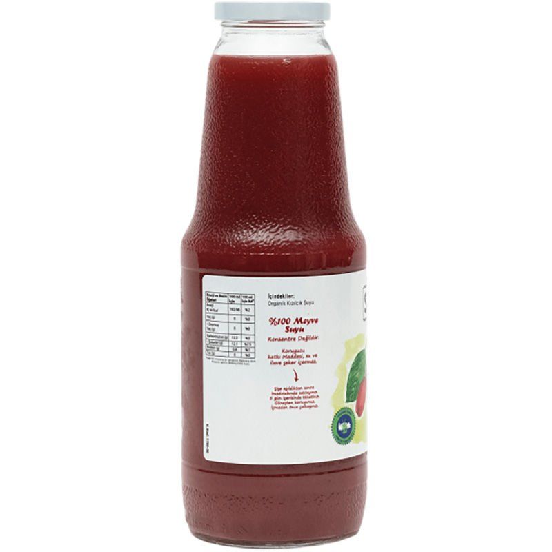Sade Organik x 2 Şişe Kızılcık Suyu 1000ml