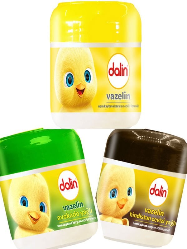 Dalin 3'lü Vazelin Seti 100 ml