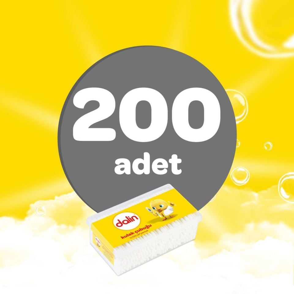 Dalin x 6 Adet Kulak Çubuğu 200 Adet